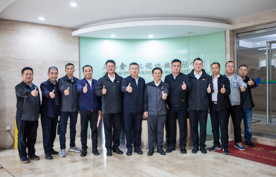 深化合作 共繪藍圖—— 中國水電基礎局調研上海金泰工程機械有限公司